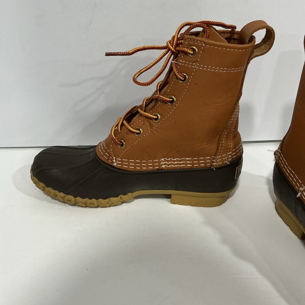 L.L. Bean Duck Bean Boots Women's Size 6 M, Lace Up Waterproof Boot, Made In USA - Picture 5 of 11